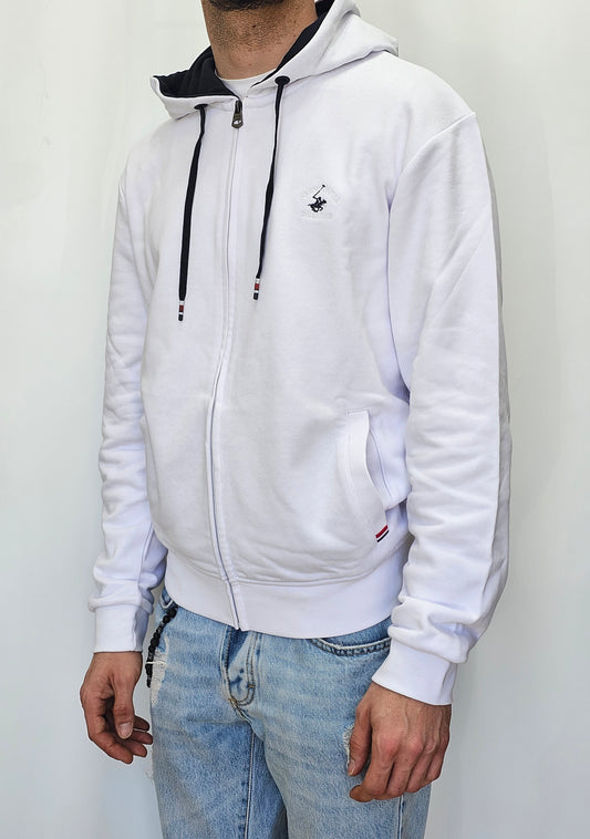 BEVERLY HILLS POLO FELPA MANICA LUNGA 80%cotone - Rizzo Abbigliamento Uomo