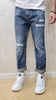 JEANS LOOSE TOPPE  CUCITE - Rizzo Abbigliamento Uomo
