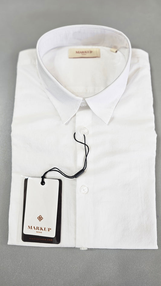 CAMICIA M/L COLLO FRANCESE 100% COTONE DI MUSSOLA - Rizzo Abbigliamento Uomo